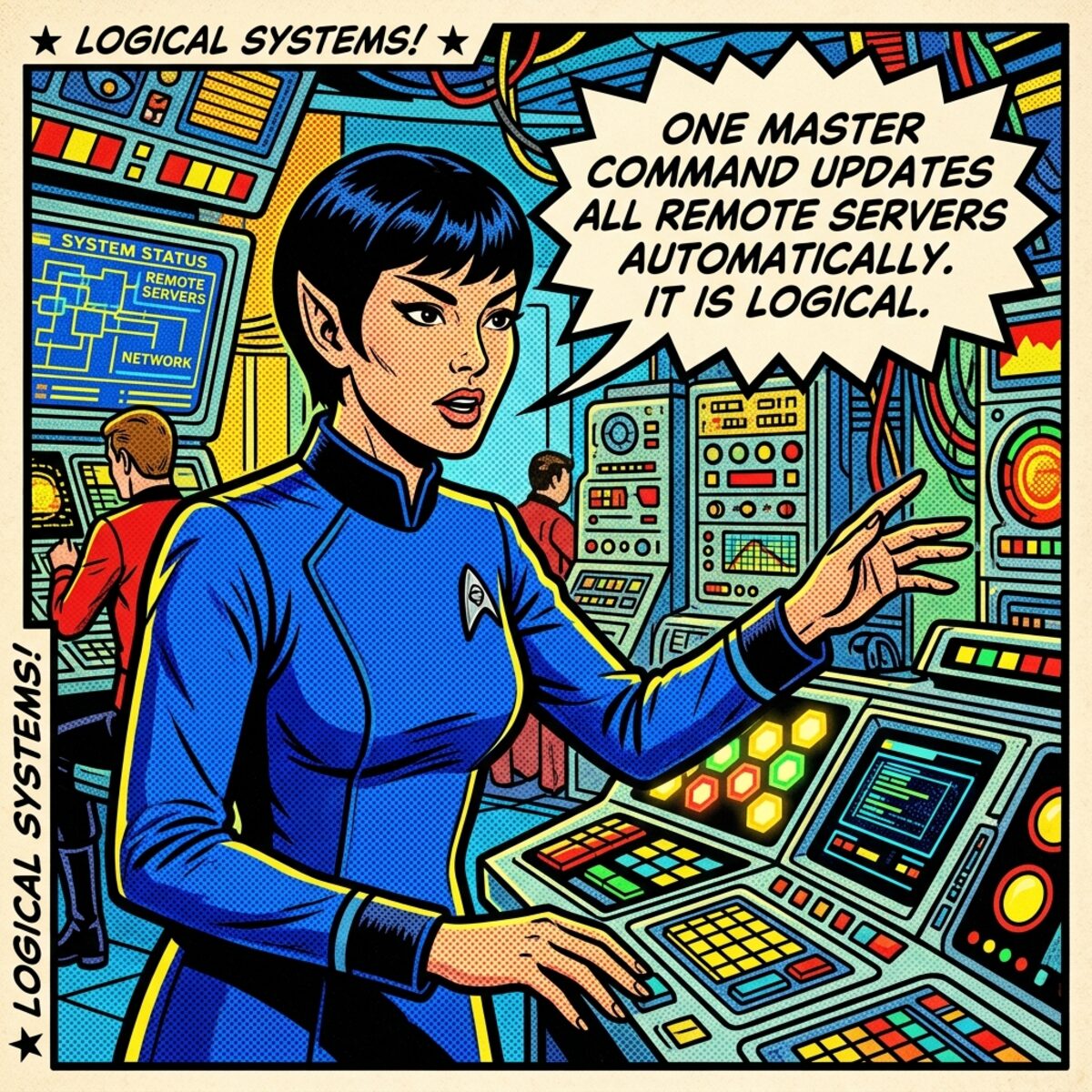Illustration of a master catalog document distributing a list of zones to fleet nodes
